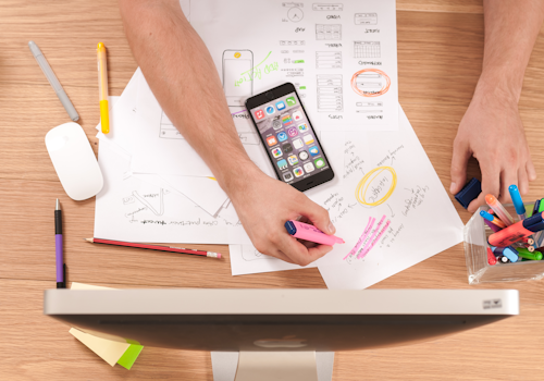 Illustrative online marketing concept